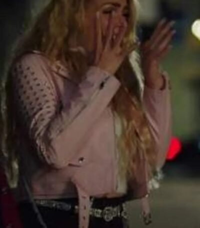 Girls5eva S02 Summer Dutkowsky Studded Pink Jacket