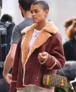 Gossip Girl Julien Calloway Shearling Fur Jacket