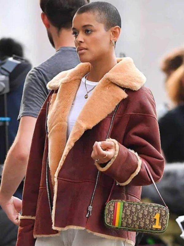 Gossip Girl Julien Calloway Shearling Fur Jacket