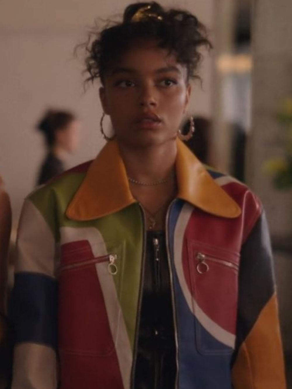 Gossip Girl Reboot S02 Zoya Lott Color Block Jacket Gossip Girl Reboot S02 Zoya Lott Color Block Jacket