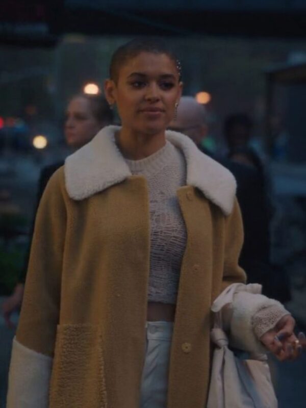 Gossip Girl S02 Jordan Alexander Shearling Coat
