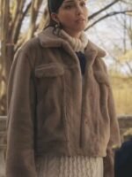Gossip Girl Zión Moreno Fur Jacket