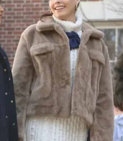 Gossip Girl Zión Moreno Fur Jacket
