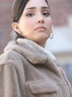 Gossip Girl Zión Moreno Fur Jacket