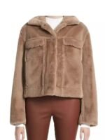 Gossip Girl Zión Moreno Fur Jacket