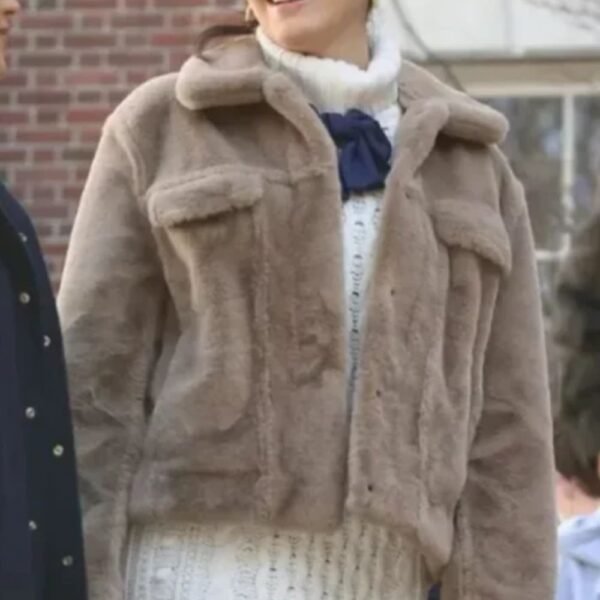 Gossip Girl Zión Moreno Fur Jacket