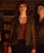 Gotham Knights 2023 Olivia Rose Keegan Brown Jacket