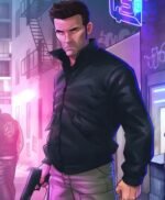 Grand Theft Auto GTA 3 Claude Leather Bomber Jacket
