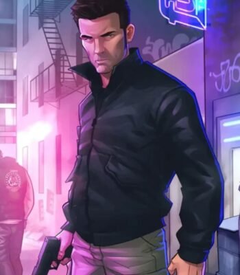 Grand Theft Auto GTA 3 Claude Leather Bomber Jacket