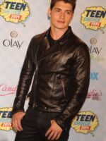 Gregg Sulkin Teen Choice Awards Leather Jacket