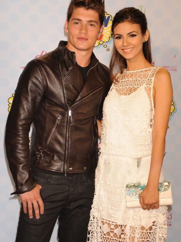 Gregg Sulkin Teen Choice Awards Leather Jacket
