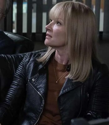 Gretchen Mol American Gigolo Black Leather Jacket