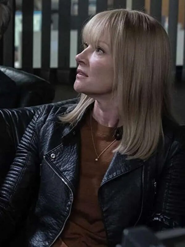 Gretchen Mol American Gigolo Black Leather Jacket