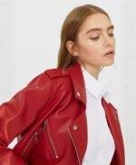 Grown-Ish S5 E9 Annika Red Leather Jacket