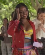 Grown-Ish S5 E9 Annika Red Leather Jacket