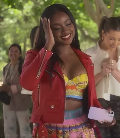 Grown-Ish S5 E9 Annika Red Leather Jacket