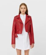 Grown-Ish S5 E9 Annika Red Leather Jacket