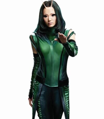 Guardians Of The Galaxy Mantis Green Leather Vest