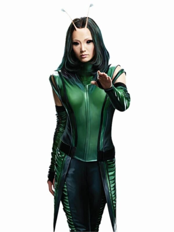 Guardians Of The Galaxy Mantis Green Leather Vest