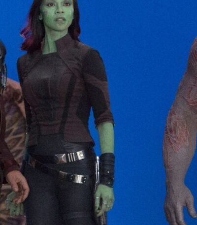 Guardians Of The Galaxy Vol 2 Gamora Cropped Jacket
