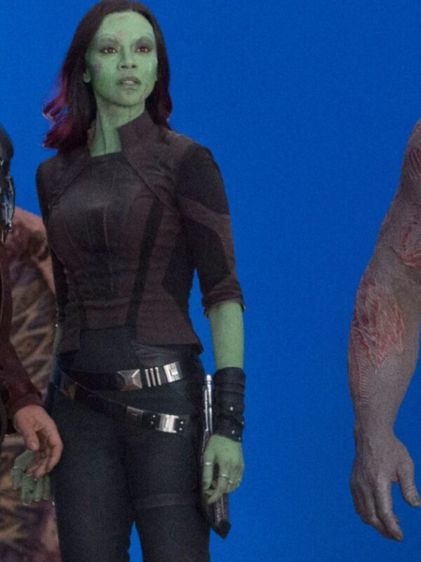 Guardians Of The Galaxy Vol 2 Gamora Cropped Jacket