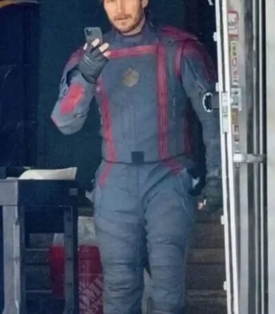 Guardians of the Galaxy Vol 3 Chris Pratt Blue jacket