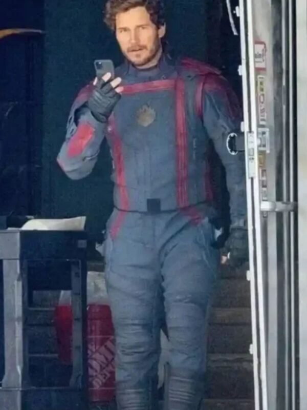 Guardians of the Galaxy Vol 3 Chris Pratt Blue jacket