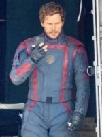 Guardians of the Galaxy Vol 3 Chris Pratt Blue jacket