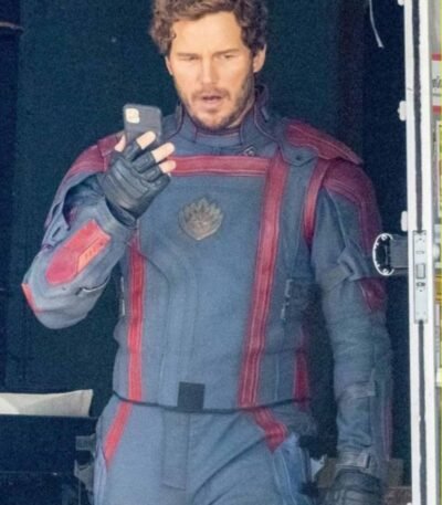 Guardians of the Galaxy Vol 3 Chris Pratt Blue jacket