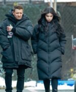 Hailee Steinfeld Hawkeye Black Long Puffer Coat