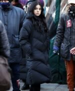 Hailee Steinfeld Hawkeye Black Long Puffer Coat