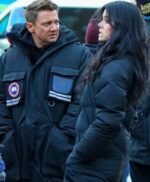 Hailee Steinfeld Hawkeye Black Long Puffer Coat