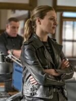 Hailey Upton Chicago PD Black Biker Jacket