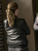 Hailey Upton Chicago PD Black Biker Jacket