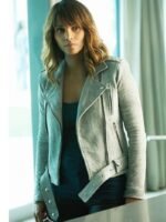 Halle Berry Extant Molly Biker Leather Jacket