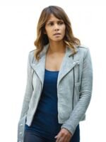 Halle Berry Extant Molly Biker Leather Jacket