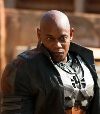 Halo Soren-066 Black Leather Cosplay Jacket