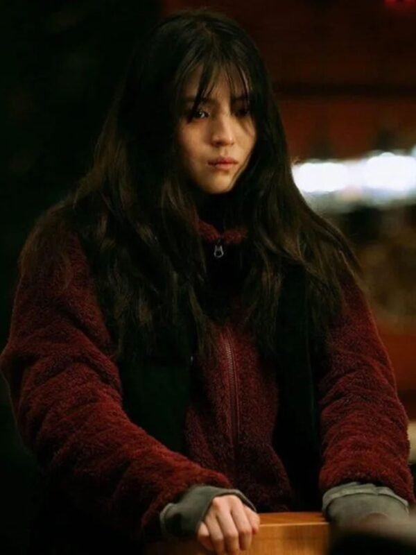 Han So Hee My Name Ji-u Yun Shearling Jacket