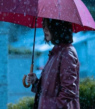 Han So Hee My Name Leather Coat