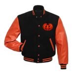 Happy Halloween Printed Bomber Jacket