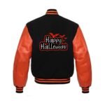 Happy Halloween Printed Bomber Jacket