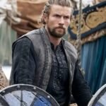 Harald Sigurdsson Vikings Valhalla Grey Suede Vest