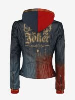 Harley Quinn Daddy’s Lil’ Monster Quilted Black Jacket