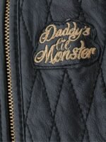 Harley Quinn Daddy’s Lil’ Monster Quilted Black Jacket