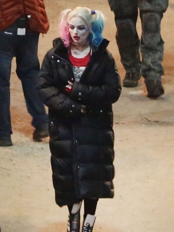Harley Quinn Suicide Squad Black Parachute Coat