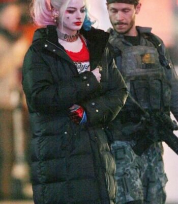 Harley Quinn Suicide Squad Black Parachute Coat
