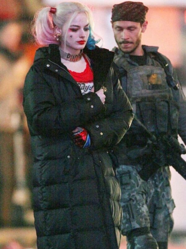 Harley Quinn Suicide Squad Black Parachute Coat