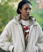 Harp­er Big Sky S02 White Fur Jacket