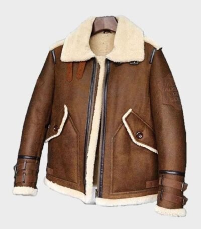 Harris SF Flight Sheepskin Shearling Leather Jacket