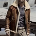 Harris SF Flight Sheepskin Shearling Leather Jacket